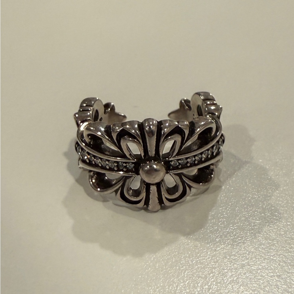 925 Sterling Silver Men’s Fashion Ring size Adjustable
